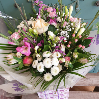 Eternal Charm - What could be more perfect than this fabulous collection of quality flowers hand-tied and delivered in water.