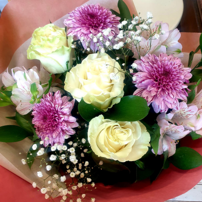 Hello - Say hello in style with this fabulous hand tied. Why not take the opportunity to be spontaneous and surprise them today with a stunning flower delivery by their local florist.